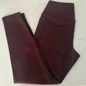 NWT Danskin Burgundy Stretch Leggings